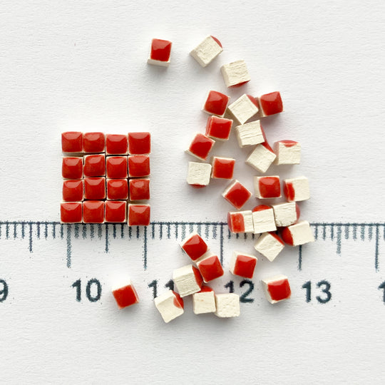 Nano mozaic ceramic 3mm – roșu tomată