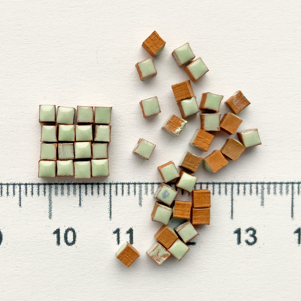 Nano mozaic ceramic 3mm – verde mentă