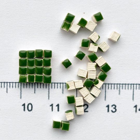 Nano mozaic ceramic 3mm – verde smarald