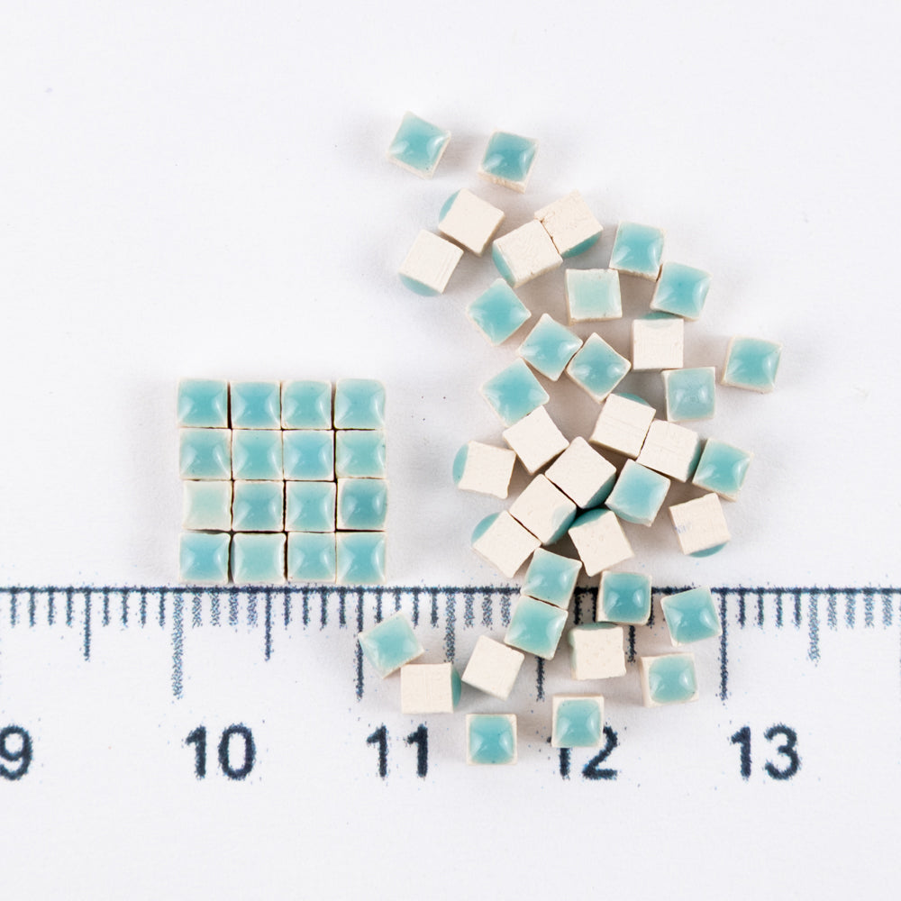 Fotografie de produs: Nano mozaic ceramic – cian – 3mmx3mm