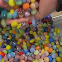 Bumbi din sticlă 12mm – amestec Calypso