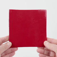 Video showing Morasutti Smalti mosaic tile – red – 11.5 x 11.5 cm, rotated to show full tile