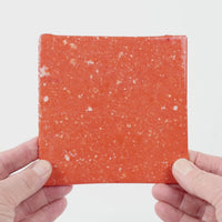 Video showing Morasutti Smalti mosaic tile – orange – 11.5 x 11.5 cm, rotated to show full tile