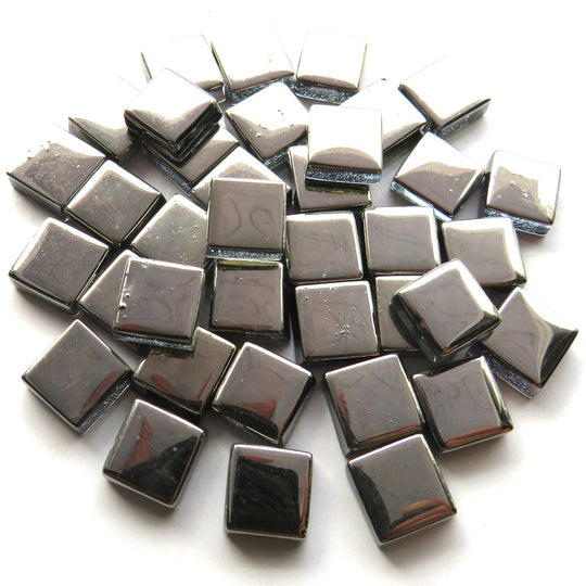 Mozaic din sticlă cu oglindă 10mm – argintiu