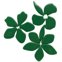 Mozaic din sticlă – Petale din sticlă – verde molid - mosaicshop