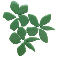 Mozaic din sticlă – Petale din sticlă – verde de pajiște - mosaicshop