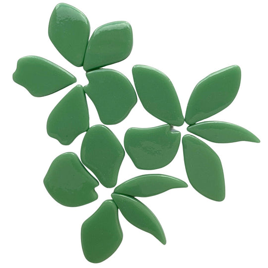 Petale din sticlă – verde de pajiște