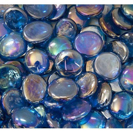 Mozaic din sticlă – Picături din sticlă 16-20mm – diamant turcoaz - mosaicshop