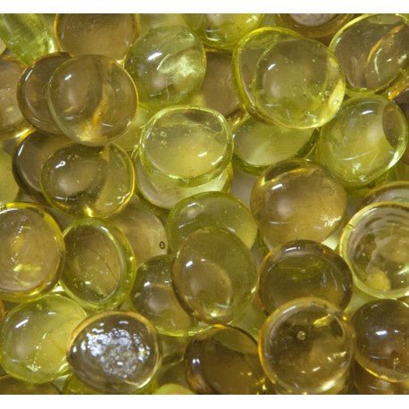 Picături din sticlă 16-20mm – cristal galben