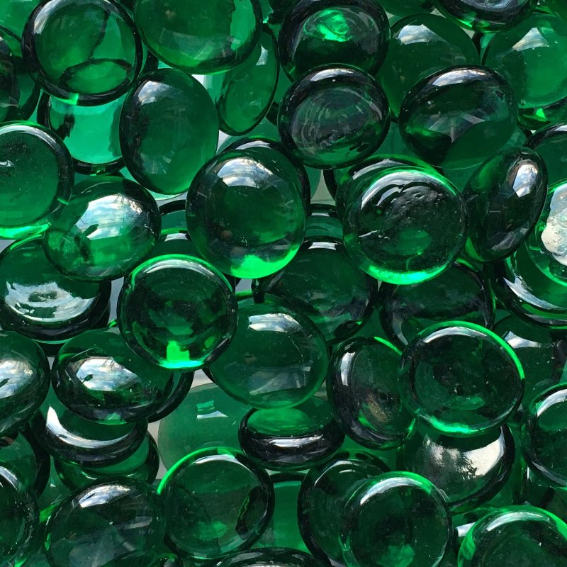 Mozaic din sticlă – Picături din sticlă 16-20mm – cristal smarald - mosaicshop