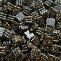 Mozaic din sticlă 10mm – maro pământiu - mosaicshop