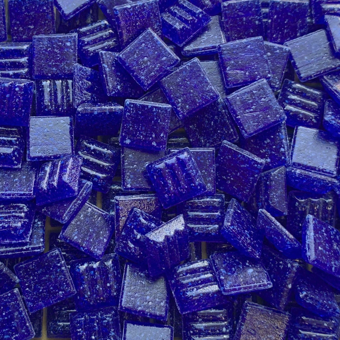 Mozaic din sticlă 10mm – cobalt - mosaicshop