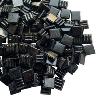 Mozaic din sticlă 10mm – negru - mosaicshop