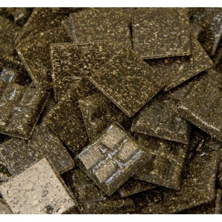 Mozaic din sticlă 20mm – maro pământiu - mosaicshop