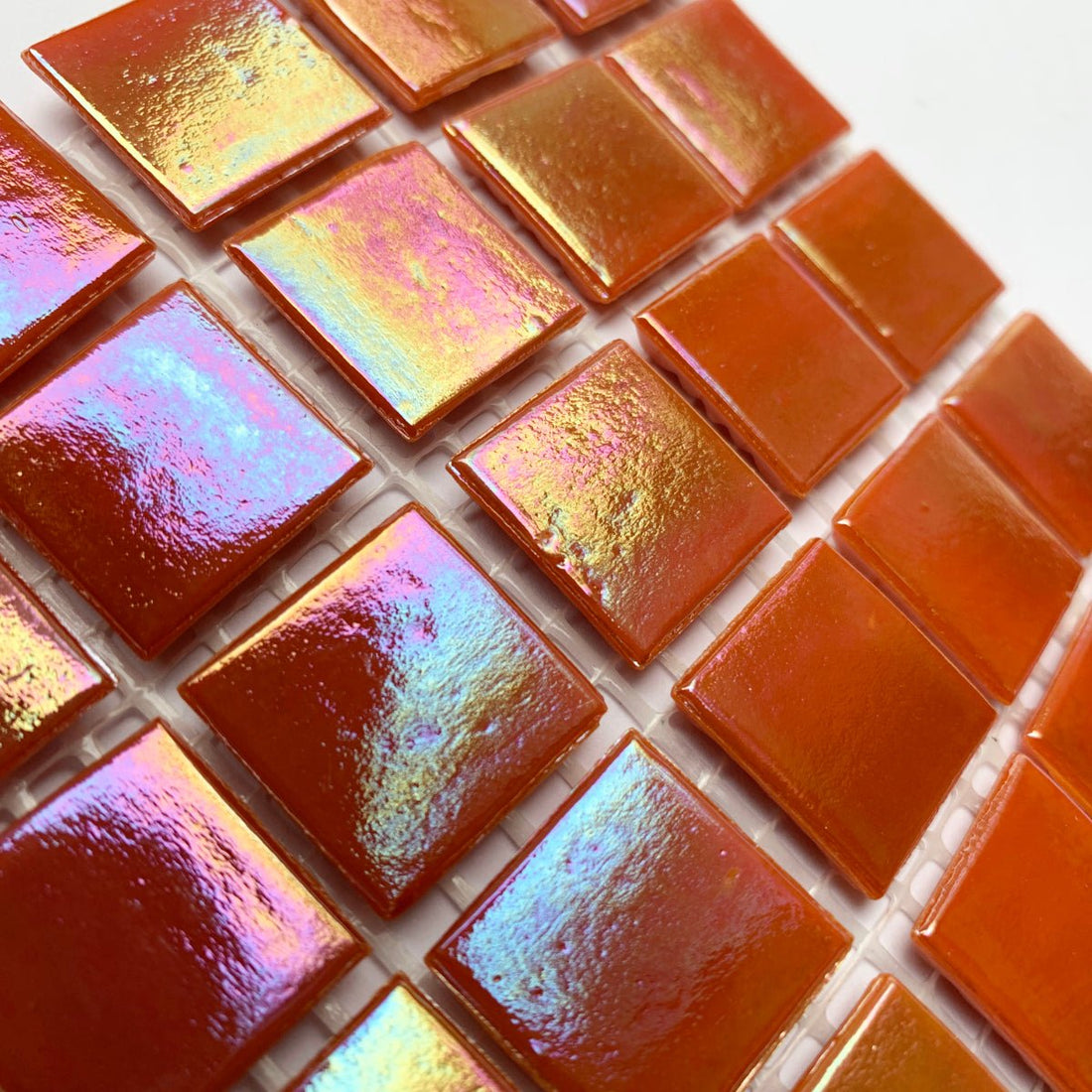 Mozaic din sticlă irizat 20mm – agat - mosaicshop