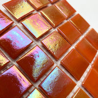 Mozaic din sticlă irizat 20mm – agat - mosaicshop