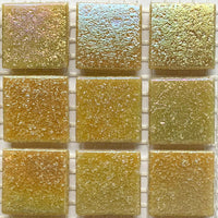 Mozaic din sticlă irizat 20mm – șampanie - mosaicshop
