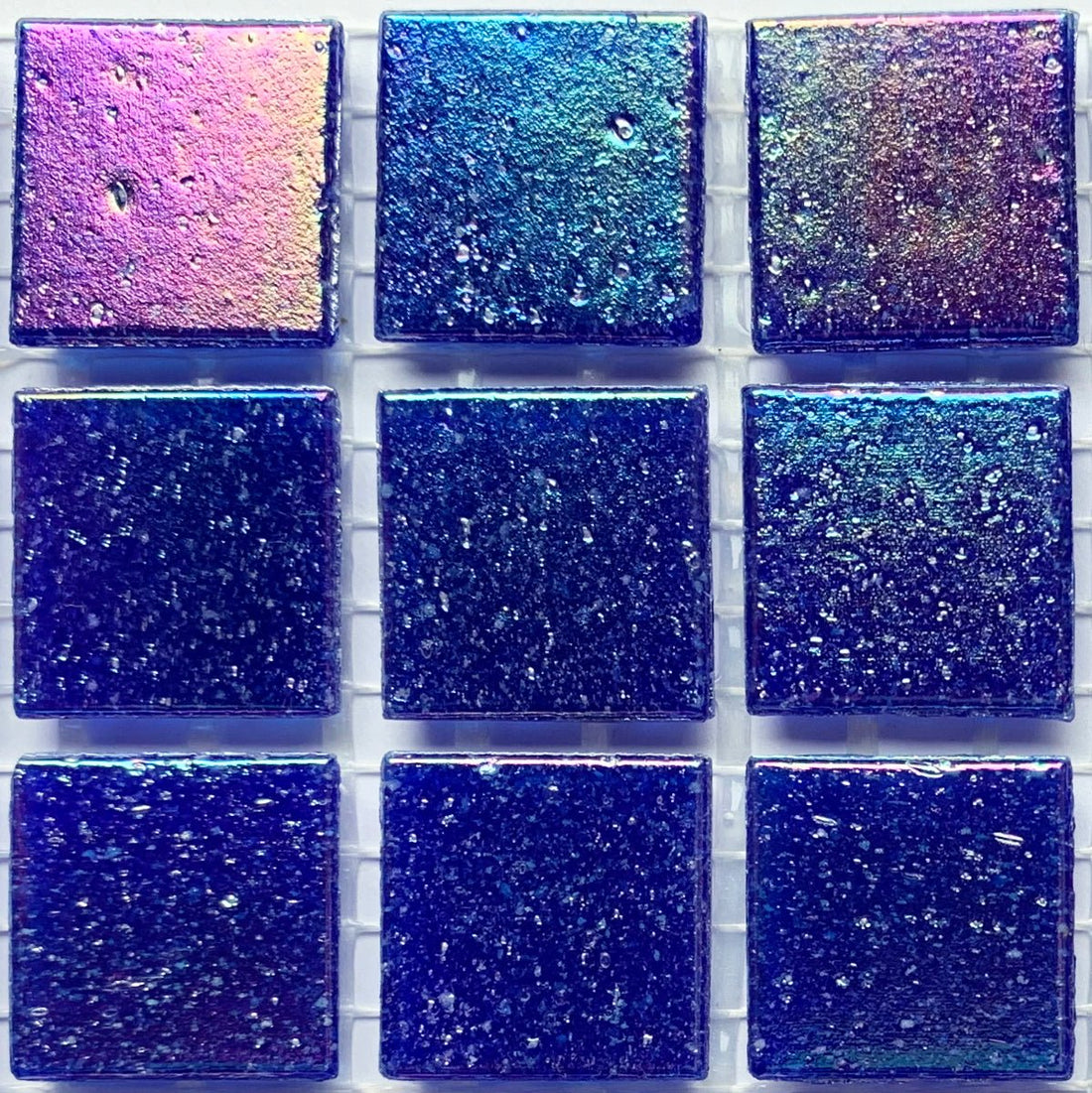 Mozaic din sticlă irizat 20mm – Paua - mosaicshop