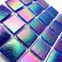 Mozaic din sticlă irizat 20mm – Paua - mosaicshop