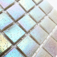 Mozaic din sticlă irizat 20mm – cochilie - mosaicshop