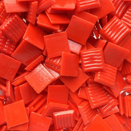 Mozaic din sticlă Murano 20mm – roșu carmin - mosaicshop