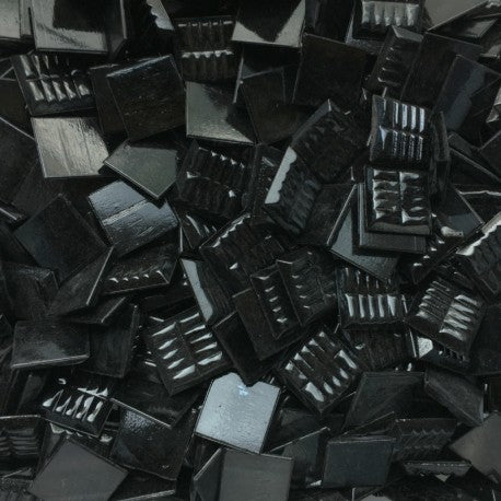 Mozaic din sticlă Murano 20mm – negru - mosaicshop