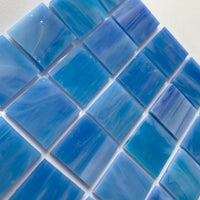Mozaic din sticlă Tiffany Glacier 20mm – albastru de vis - mosaicshop