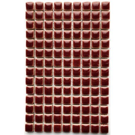 Mozaic ceramic 10mm – vișiniu