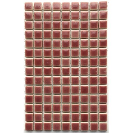Mozaic ceramic 10mm – roz prăfuit