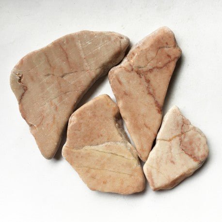 Mramor Polygon Růžovo Krémový — Mosaicshop