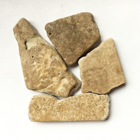 Marmură poligonală – Travertin Noce — Mosaicshop