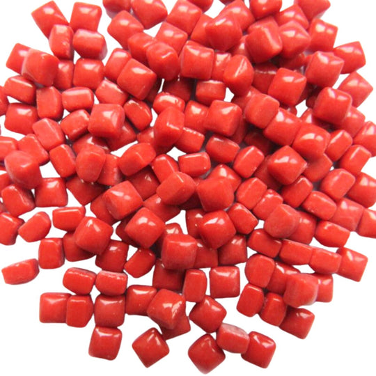 Micro mozaic din sticlă 4,8mm – roșu sângeriu