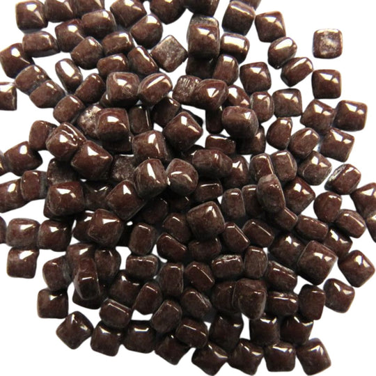 Micro mozaic din sticlă 4,8mm – ciocolată neagră