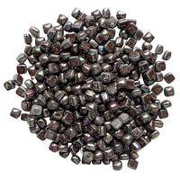 Micro mozaic din sticlă 4,8mm – ciocolată neagră, sidefat - mosaicshop