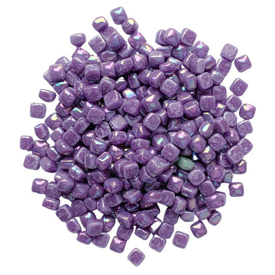 Micro mozaic din sticlă 4,8mm – magenta, sidefat