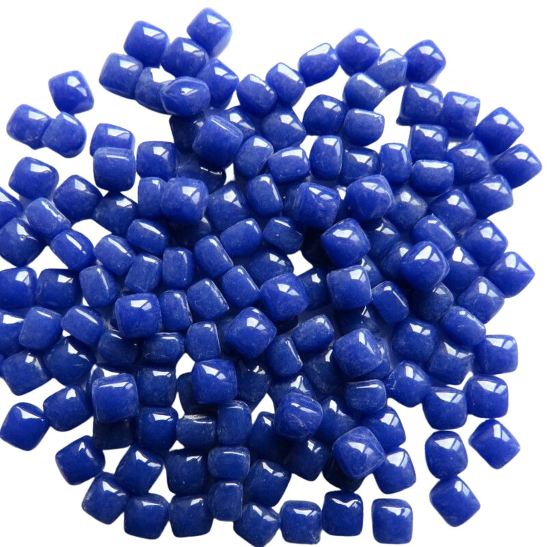 Micro mozaic din sticlă 4,8mm – albastru cald - mosaicshop