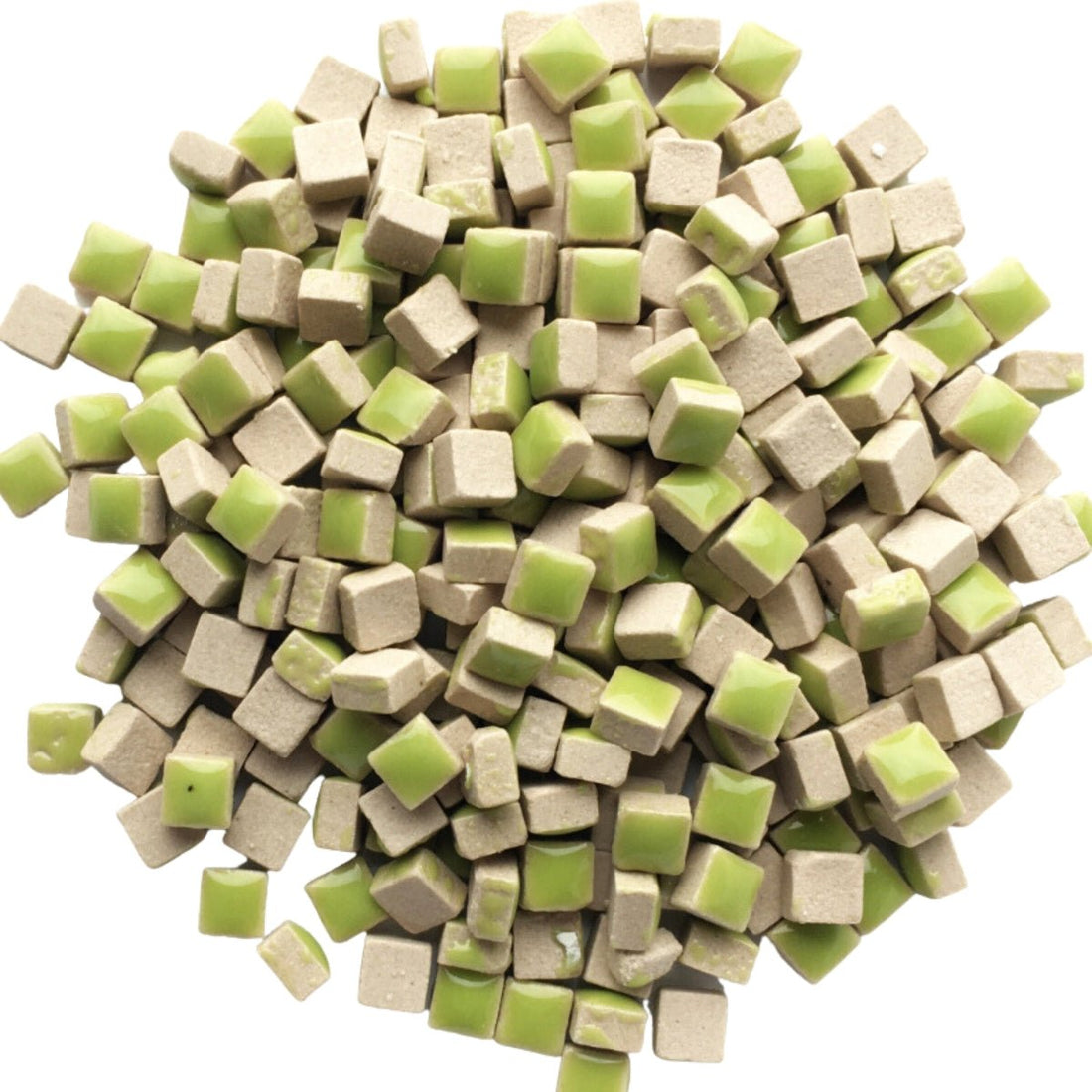 Micro mozaic ceramic 5mm – verde deschis — Mosaicshop