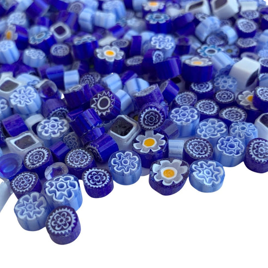 Millefiori – amestec albastru închis