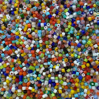 Mozaic din sticlă – Millefiori – amestec de culori 4/5 transparent - mosaicshop