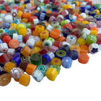 Mozaic din sticlă – Millefiori – amestec de culori 7/8 transparent - mosaicshop