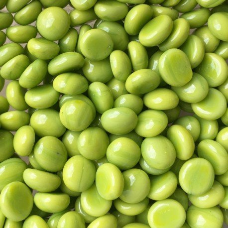 Mini picături din sticlă 9-13mm – kiwi