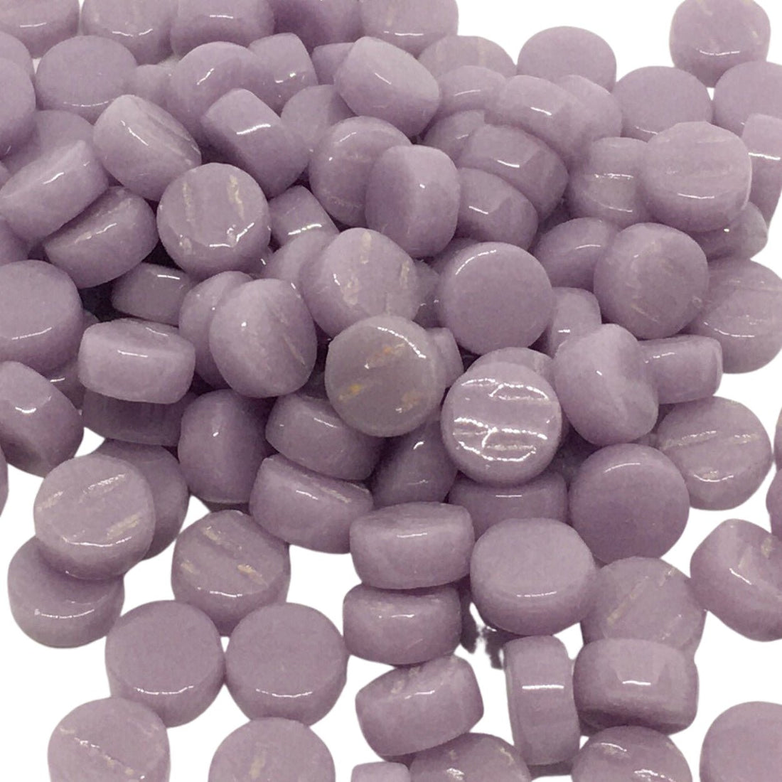 Mozaic din sticlă – Mini discuri 8mm – lila - mosaicshop