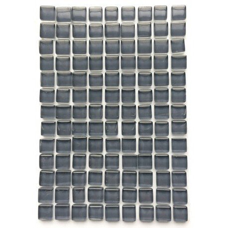 Mozaic din sticlă – Murrini 10mm – gri închis - mosaicshop