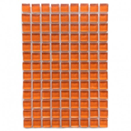 Mozaic din sticlă – Murrini 10mm – mandarină - mosaicshop