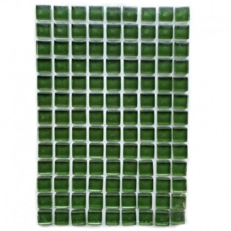 Mozaic din sticlă – Murrini 10mm – verde smarald - mosaicshop