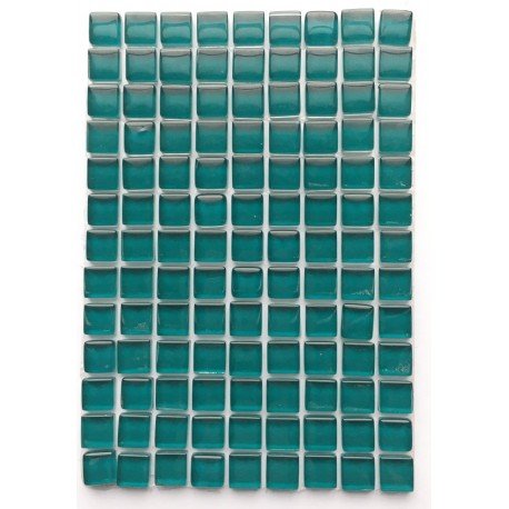 Mozaic din sticlă – Murrini 10mm – verde acvatic - mosaicshop