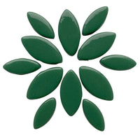 Mozaic din sticlă – Petale Ottoman – verde molid - mosaicshop