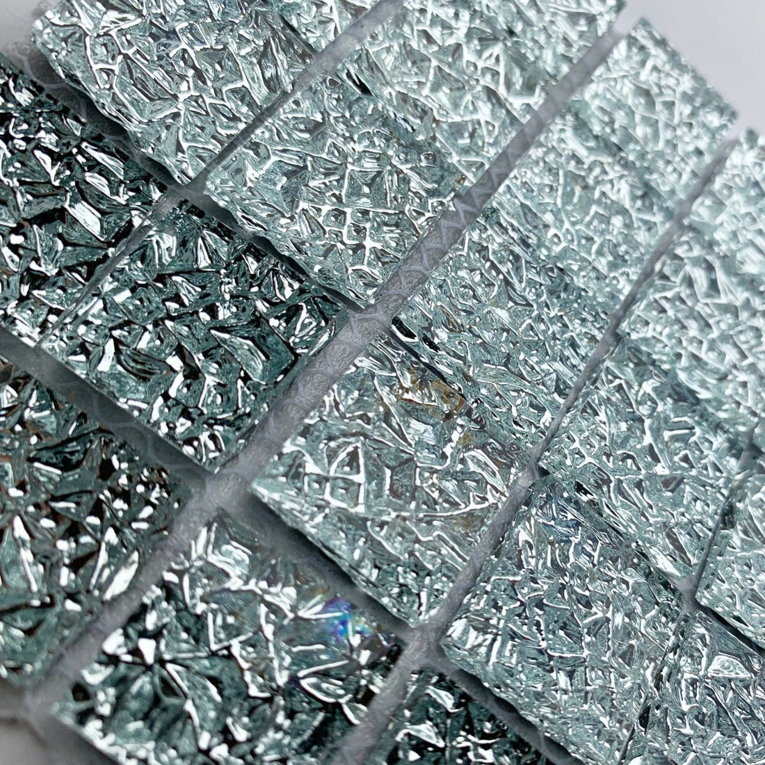 Mozaic din sticlă – Oglindă texturată 20mm - mosaicshop