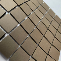 Winckelmans Anthracite – plăcuțe de mozaic mate de 20x20 mm pe plasă