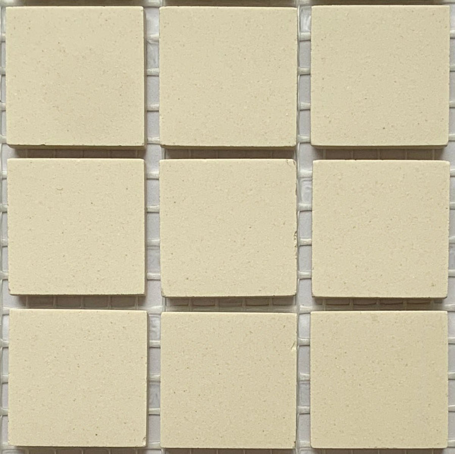 Winckelmans Blanc – plăcuțe de mozaic mate de 20x20 mm pe plasă